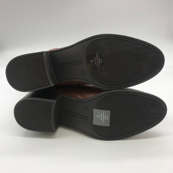 Tommy Hilfiger Womens Diwan2 Riding Boots Brown Block Heel Side Zip 9.5 M New - Picture 5 of 12